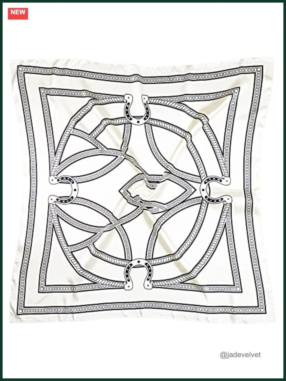 Satin Head Scarf for Women Silk Feel Square Bandana Hair Wrap 35x35